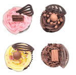 Box of 4 egg free cupcakes in Sheffield