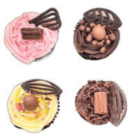 Box of 4 egg free cupcakes in Sheffield