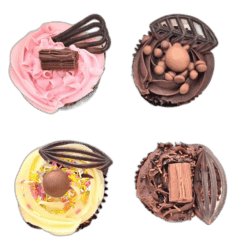 Box of 4 egg free cupcakes in Sheffield