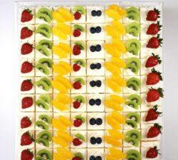 Fresh Fruit Celebration Sheet Cake Sheffield | Mixed Fruit Party Cake