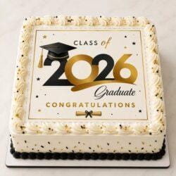 Graduation Fresh Cream Cake 1