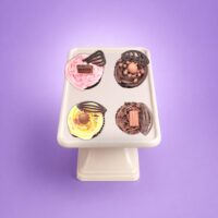 Box of 4 egg free cupcakes in Sheffield