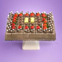 Chocolate Fresh Cream Sheet Cake Sheffield | Chocolate Party Celebration Cake