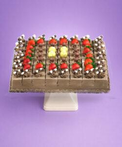Chocolate Fresh Cream Sheet Cake Sheffield | Chocolate Party Celebration Cake