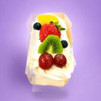 Fruit Delight Victoria Sponge from Cake Palace Sheffield.