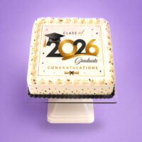 Graduation Fresh Cream Cake 1 from Cake Palace Sheffield.
