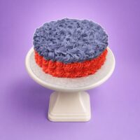 Lavender Coral Rosette Delight from Cake Palace Sheffield.