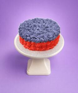 Lavender Coral Rosette Delight from Cake Palace Sheffield.