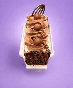 Malty Madness chocolate Slice from Cake Palace Sheffield.
