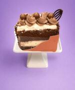 Malty Madness chocolate Slice from Cake Palace Sheffield.