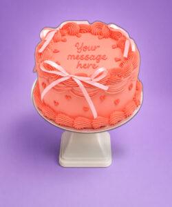 Celebrate life's sweetest moments with our Pink Ribbon Heart Celebration Cake, beautifully designed with a soft pink fresh cream finish and elegant heart-shaped details. Decorated with delicate piped borders, charming ribbon bows, and embossed heart accents, this stylish cake offers a modern yet romantic look. Finished with space for your personalised message, it's the perfect choice for birthdays, anniversaries, Valentine's Day, baby showers, or any special occasion.